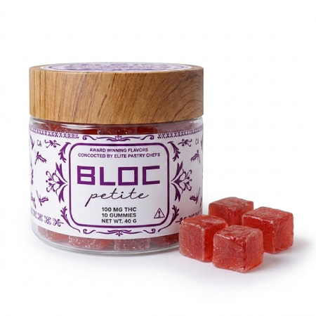 Bloc Petite Artisanal THC Gummies - Strawberry Sichuan Strawberry Sichuan