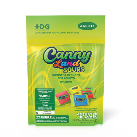 Canny Land THC Sour Infused Lozenges - 10ct Sour Infused Lozenges