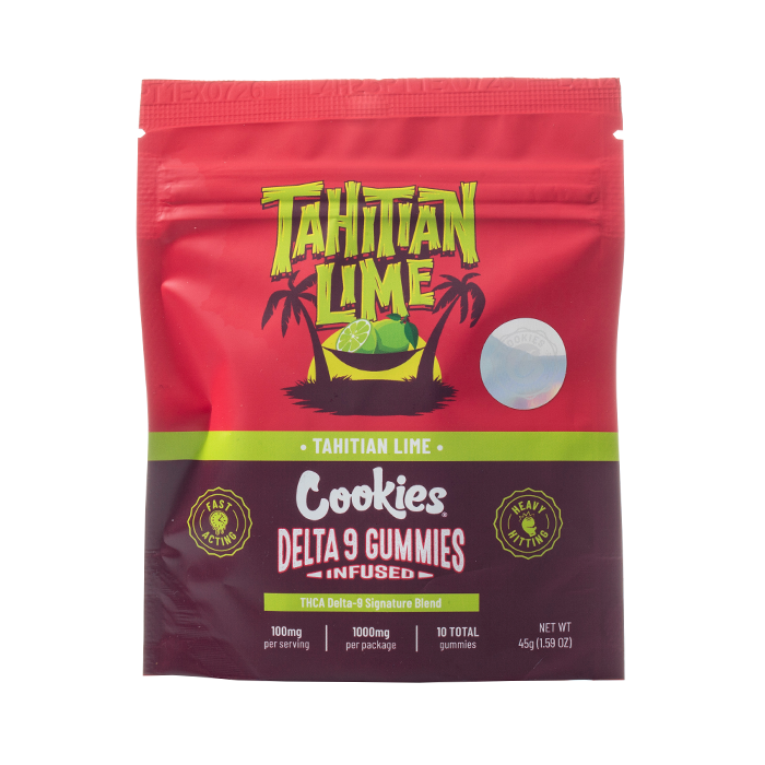 Cookies THCA Delta 9 Signature Blend Gummies 1000MG - Tahitian Lime Tahitian Lime Cookies