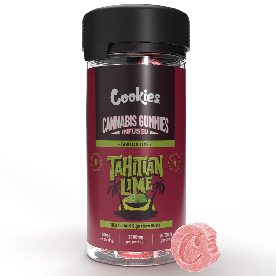 Cookies THCA Delta 9 Signature Blend Gummies 2500MG - Tahitian Lime Tahitian Lime