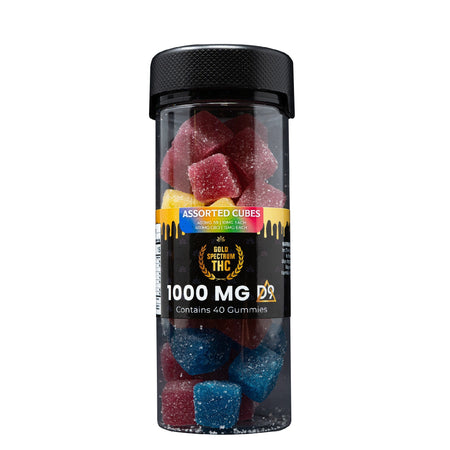 Gold Spectrum Full Spectrum Delta 9 Gummies - 1000mg (40ct) Gold Spectrum