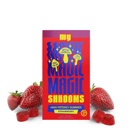 My Magic Shroom Red Wave Gummies - 1200mg (10ct) Red Wave Gummies