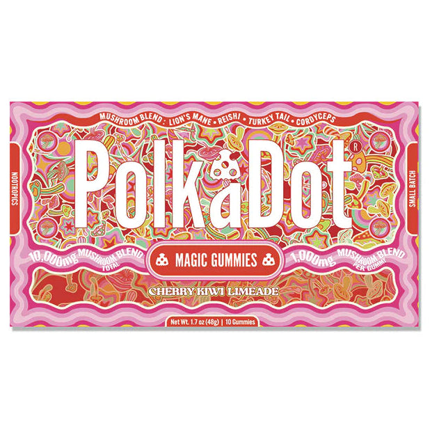 POLKADOT Cherry Kiwi Limeade Gummies 10000mg POLKADOT Cherry