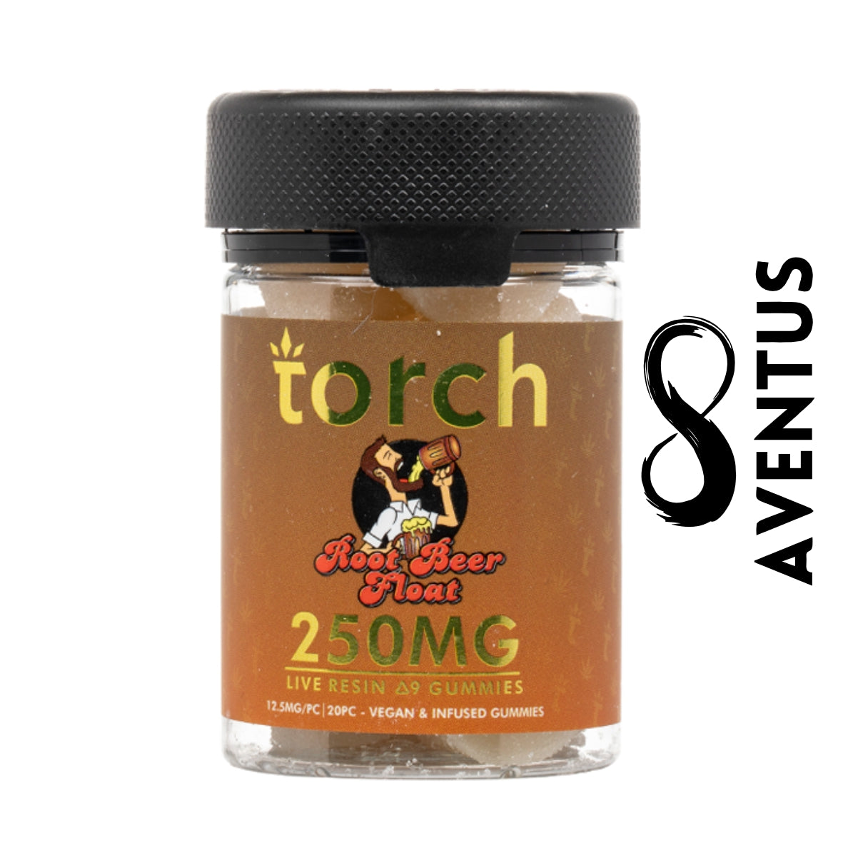 Random flavor check Torch Delta-9 Live Resin Gummies 250mg - Root Beer Float Random flavor check