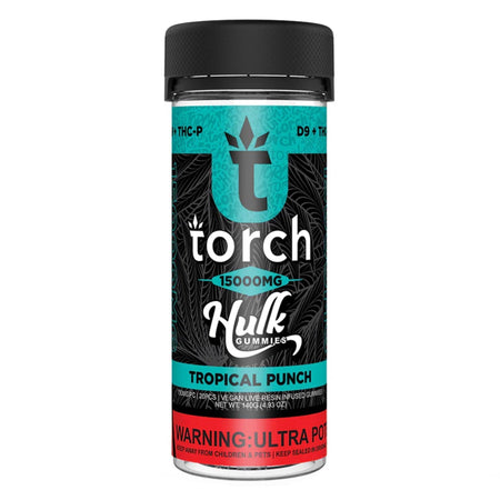 Torch Hulk Tropical Punch Gummies - 15000mg Hulk Tropical Punch Gummies